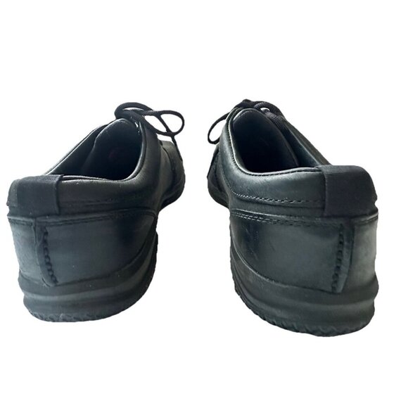 Worx X Red Wing Black Leather Safety Toe Lace Up Oxford Size US 10.5 WW - Picture 4 of 8